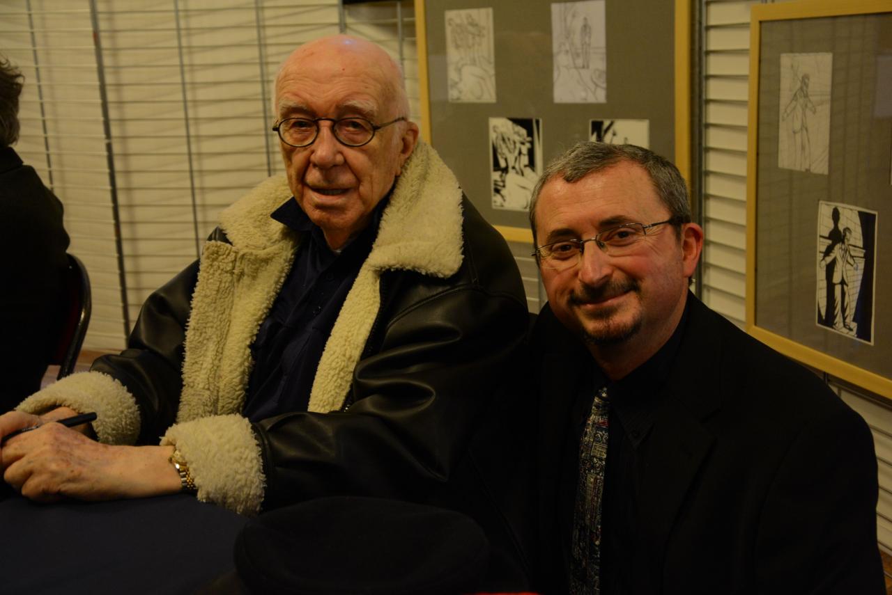 M Vernes avec Juan Sanz Diaz Vice président de Créabulles