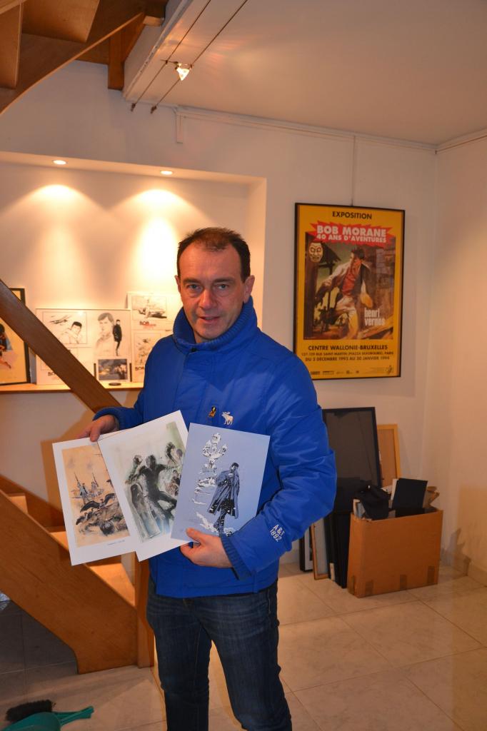 Thierry avec des ex-libris