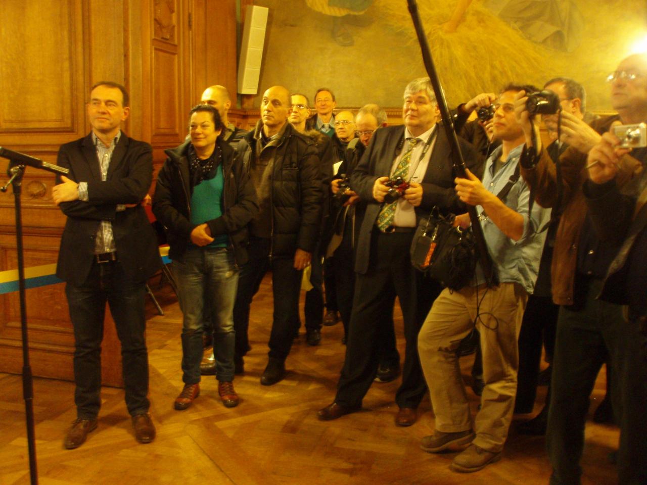 Thierry Vinchent avec le publique