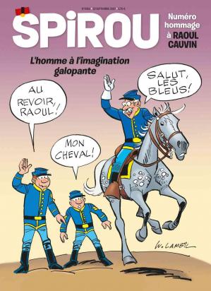 Spirou 4354 hommage à Raoul Cauvin