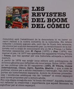 A las revistas del boom del comic