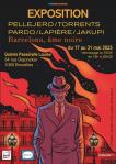 Affiche expo barcelona ame noire du 17 31mai