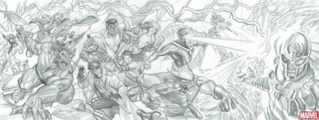 Alex ross x men crayonne