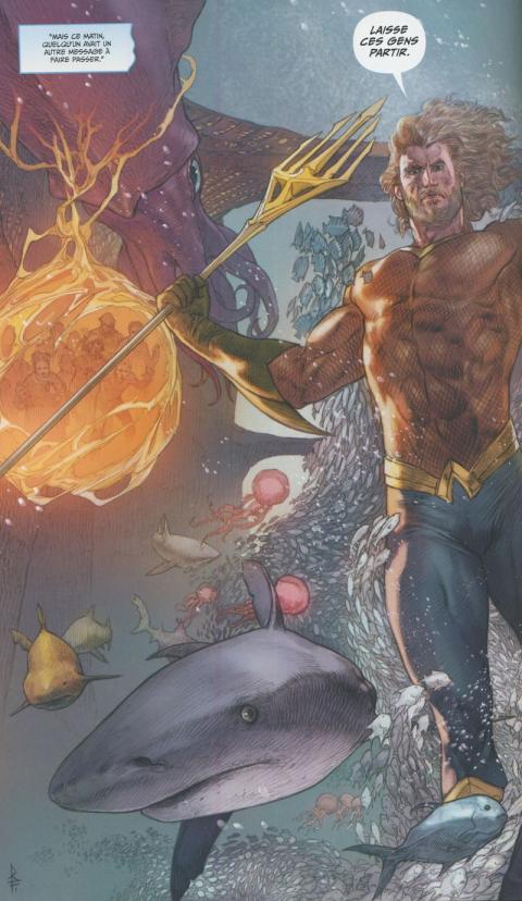 Aquaman rebirth 4 detrone planche