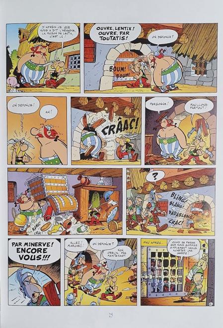 Asterix la serpe d or planche