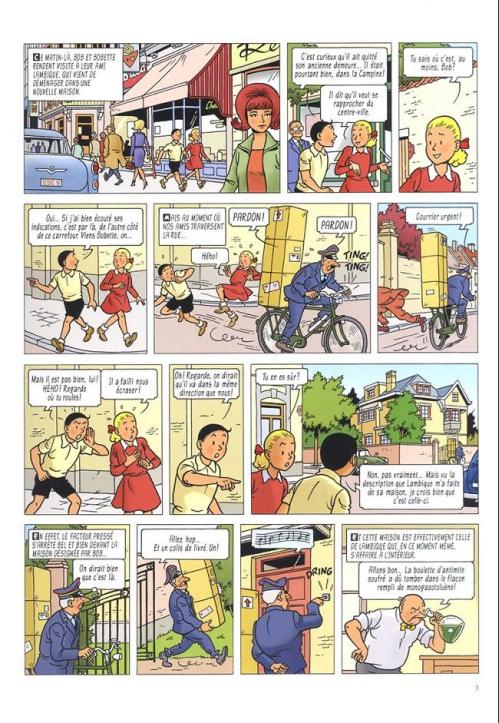 Aventures de bob et bobette le sonometre planche