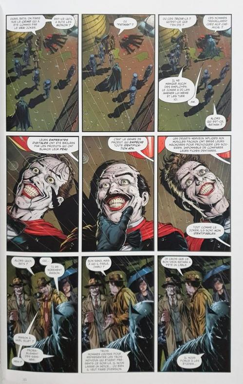 Batman trois joker planche