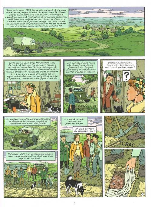 Blake et mortimer 29 planche