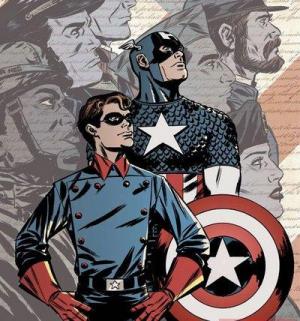 Captain america and bucky