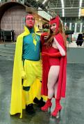 Cosplay la vision et scarlet witch 2