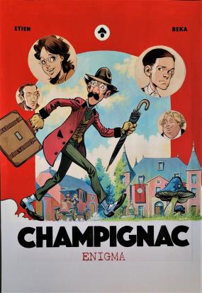 Couverture champignac 1 tirage de tete black white