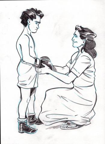 Dessin Original de la Couverture de l'album