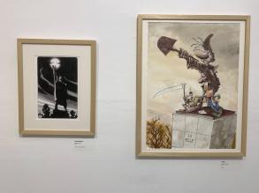 Dessinateurs amis collaborateurs meyer et hardy
