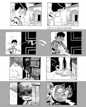 El espinazo del diablo storyboard