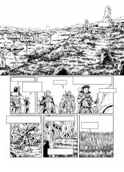 Elfes 29 planche n b dessins de Giovanni Lorusso