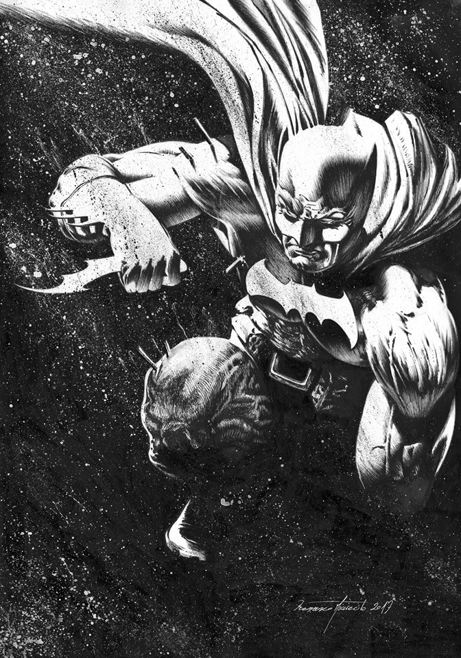 Ex-Libris Francesco MUCCIACITO Batman