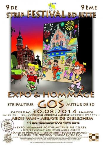 Expo festival bd de jette gos et hommage a philippe delaby