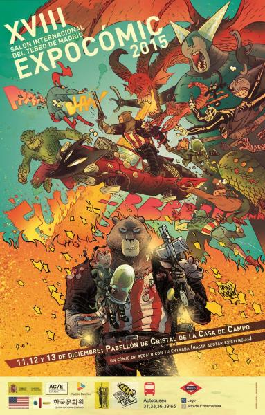 Expocomic affiche david rubin