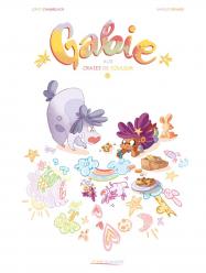 Gabie aux craies de couleurs