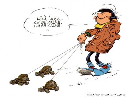 Gaston en direct de la redak on se calme