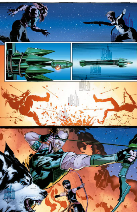 Green arrow 5 soif de sang planche suite