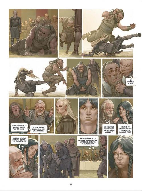 Guerre des amazones planche combat