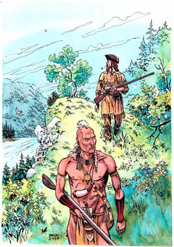 Loup Blanc et Jacques de Lestac arrivent