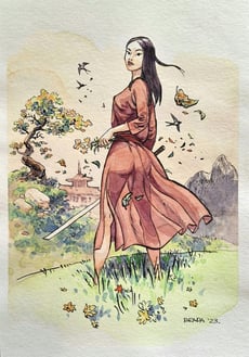 Femme au sabre