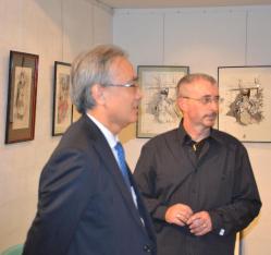 Avec l'ambassadeur du Japon