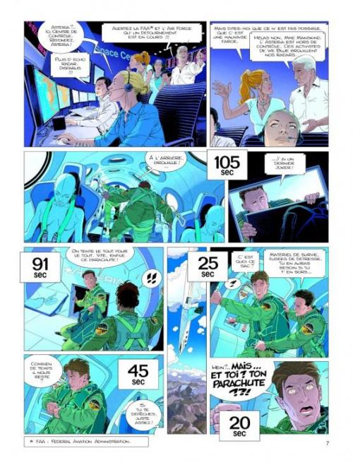 Largo winch 24 planche compte a rebours