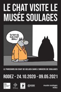 Le chat visite le musee soulages