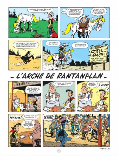 Lucky luke 10 les aventures de ll d apres morris planche