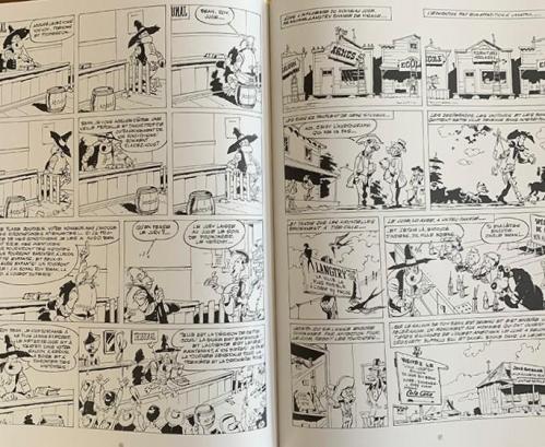Lucky Luke le juge b & w pages
