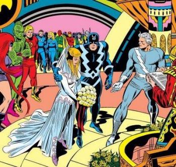 Mariage quicksilver et crystal