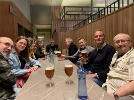 Repas avec les auteurs le dimanche