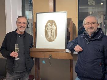 Ruben y Juan en la Galeria