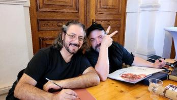 Saverio Tenuta avec Federico Ferniani