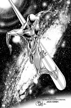 Silver surfer illu