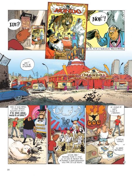 Spirou de frank pe et zidrou planche 20