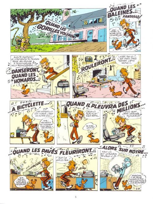 Spirou et fantasio 18 qrn sur bretzelburg page