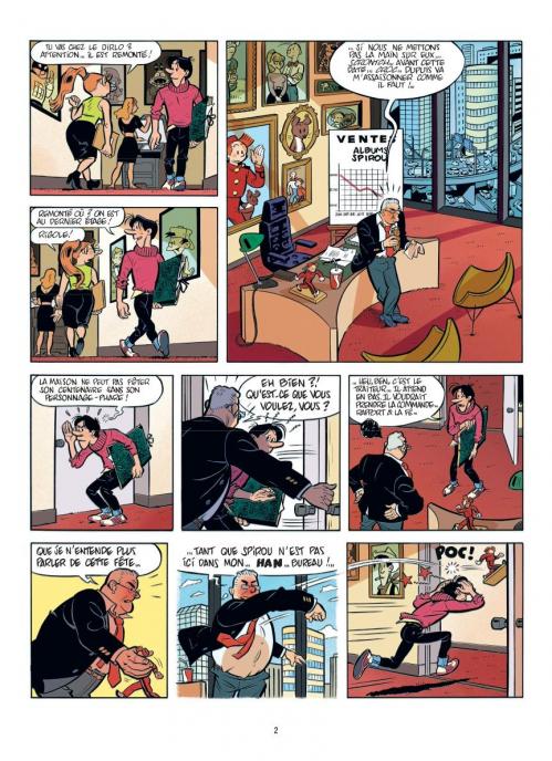 Spirou et fantasio 56 la mort de spirou planche