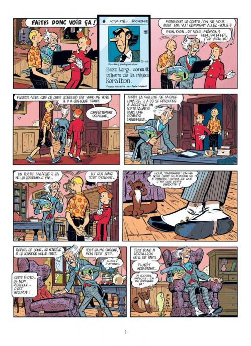 Spirou et fantasio une aventure de 56 la mort de spirou planche zorglub