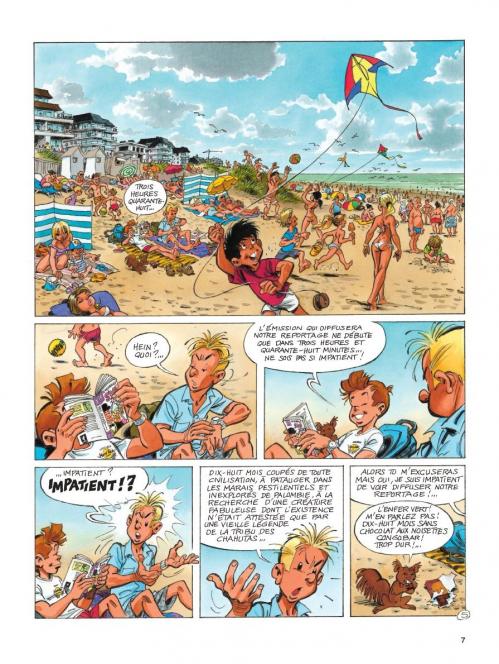 Spirou et la gorgone bleue planche autre