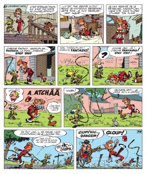 Spirou et les petits formats planche