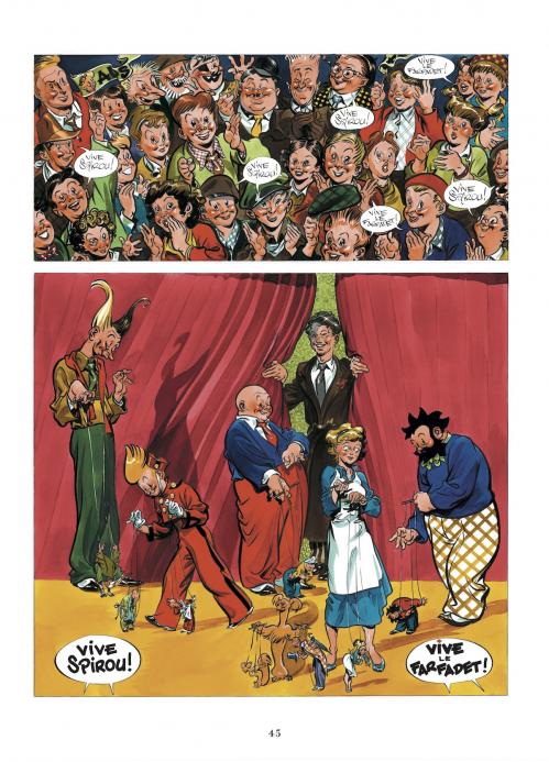 Spirou le petit theatre de planche suite