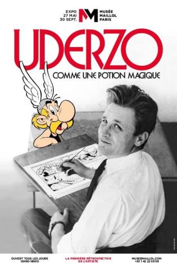 Uderzo expo musee maillol comme une potion magique
