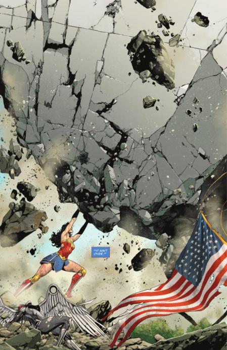 Wonder woman hors la loi planche splash